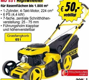 Zgonc Benzin-rasenmäher md 531 Angebot