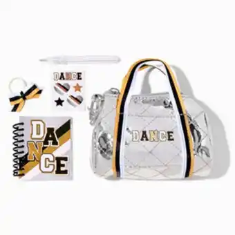 Claire's Cheer silver 4'' duffel bag stationery set Angebot