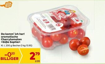 Billa Da Komm' ich her! Aromatische Cherrytomaten Süße Sophie 200g Angebot