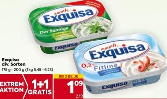 Billa Exquisa div. Sorten 175g-200g Angebot