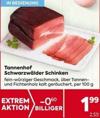 Billa Tannenhof Schwarzwälder Schinken 100g Angebot