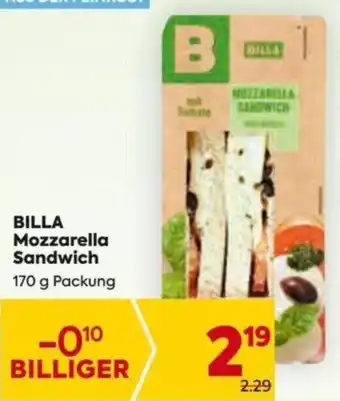 Billa Billa Mozzarella Sandwich 170g Angebot