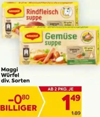 Billa Maggi Würfel div. Sorten Angebot
