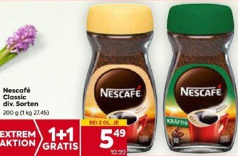 Billa Nescafé Classic div. Sorten 200 g Angebot