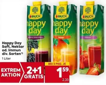 Billa Happy Day Saft, Nektar od. Immum div. Sorten 1 Liter Angebot