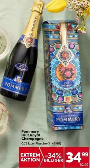 Billa Pommery Brut Royal Champagne 0,75 Liter Angebot