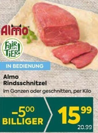 Billa Almo Rindsschnitzel per kilo Angebot