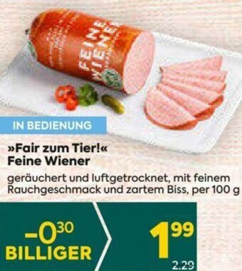 Billa Fair Zum Tier! Feine Wiener Angebot