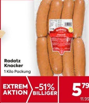 Billa Radatz Knacker 1 kilo Angebot