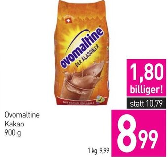 Sutterlüty Ovomaltine Kakao 900g Angebot