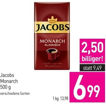 Sutterlüty Jacobs Monarch 500g Angebot