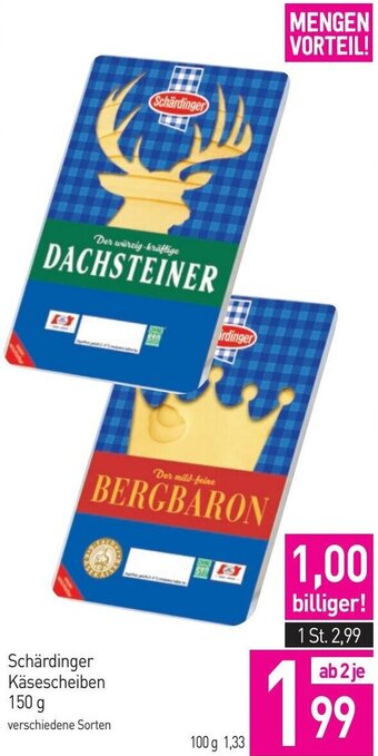 Sutterlüty Schärdinger Käsescheiben 150 g Angebot