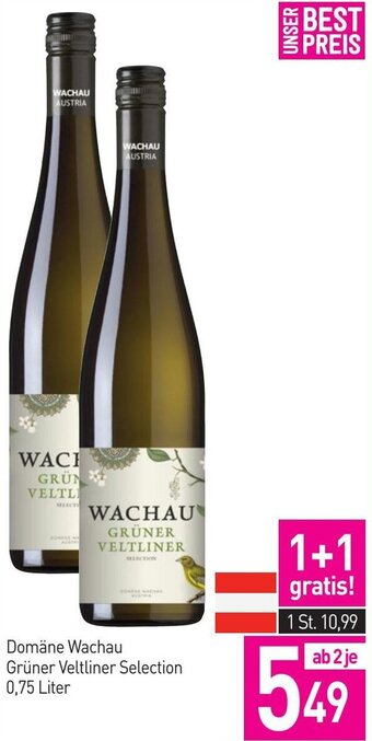 Sutterlüty Domäne Wachau Grüner Veltliner Selection 0,75 Liter Angebot