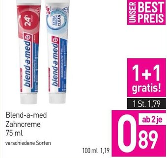 Sutterlüty Blend-a-med Zahncreme 75 ml Angebot
