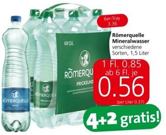 Eurospar Mineralwasser Angebot