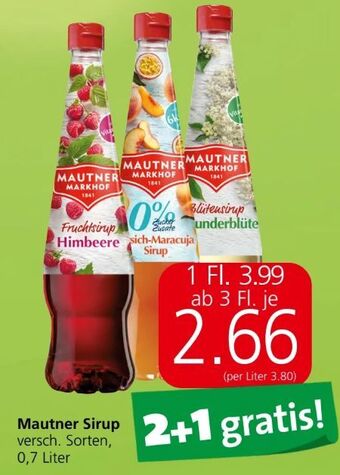 Spar Sirup Angebot