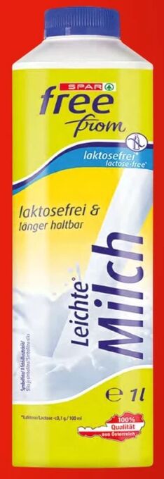 Spar Leichte milch Angebot