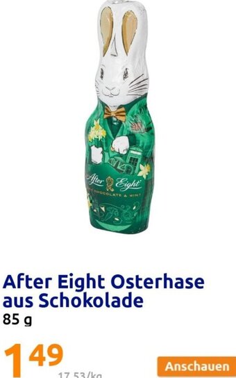 Action After Eight Osterhase aus Schokolade 85g Angebot