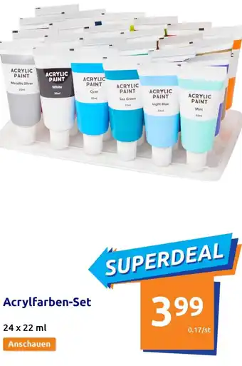 Action Acrylfarben-Set 24x 22 ml Angebot