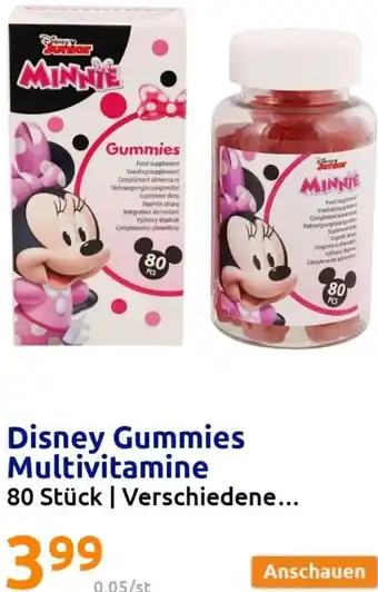 Action Disney Gummies Multivitamine 80 Stk. Angebot