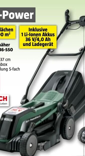 Bauhaus Akku-rasenmäher easy rotak 36-550 Angebot