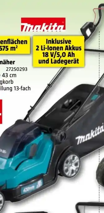 Bauhaus Akku-rasenmäher dlm432pt2 Angebot