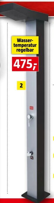Bauhaus Solardusche speed-shower deluxe Angebot