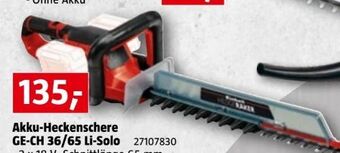Bauhaus Akku-heckenschere ge-ch 36-65 li solo Angebot