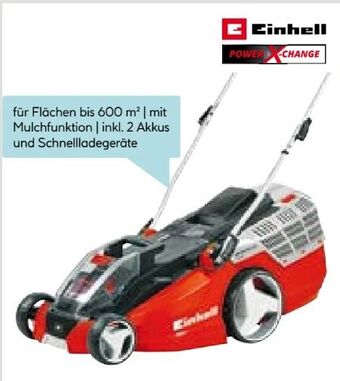 Hellweg Akku-rasenmäher ge-cm 43 li m kit Angebot