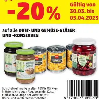 PENNY Obst-und Gemüse-Gläser und-Konserven Angebot