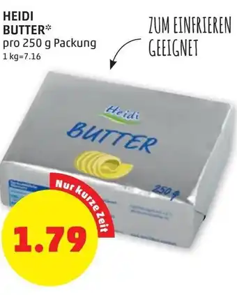 PENNY Heidi Butter 250g Angebot