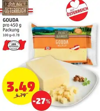PENNY Gouda 450g Angebot