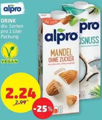 PENNY Alpro Drink 1 Liter Angebot
