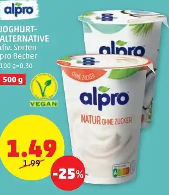 PENNY Alpro Joghurt Alternative 500g Angebot