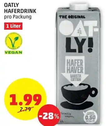 PENNY Oatly Haferdrink 1 Liter Angebot