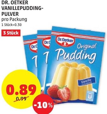 PENNY Dr. Oetker Vanillepudding-Pulver Angebot