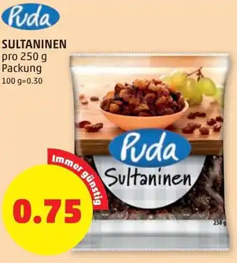 PENNY Puda Sultaninen 250g Angebot