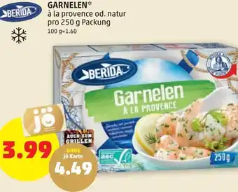 PENNY Berida Garnelen 250g Angebot