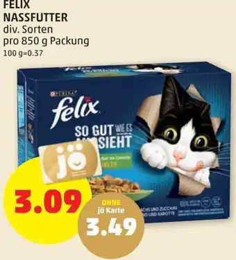 PENNY Felix Nassfutter 850g Angebot