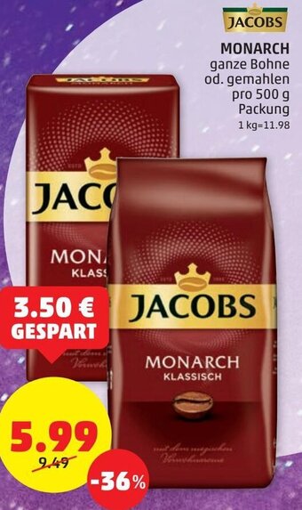 PENNY Jacobs Monarch 500g Angebot