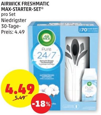 PENNY Airwick Freshmatic Max-Starter-Set pro Set Angebot