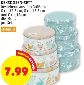 PENNY Keksdosen-Set 3-teilig Angebot