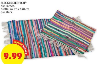 PENNY Fleckerlteppich ca. 70x140 cm Angebot