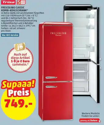 PENNY Trisa Frescolino Classic Kombi-Kühlschrank Angebot