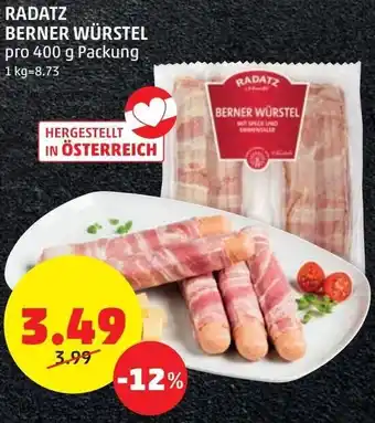 PENNY Radatz Berner Würstel 400g Angebot