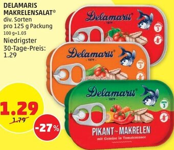 PENNY Delamaris Makrelensalat 125g Angebot