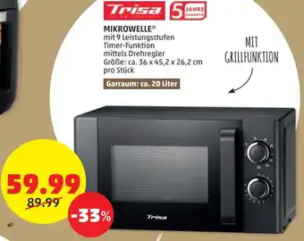 PENNY Trisa Mikrowelle pro Stk. ca. 20 Liter Angebot