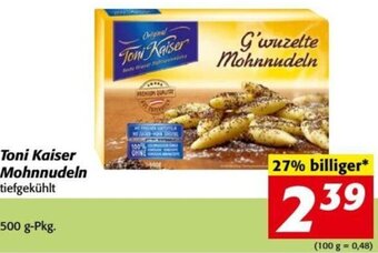 Nah&Frisch Toni Kaiser Mohnnudeln 500 g-Pkg, Angebot