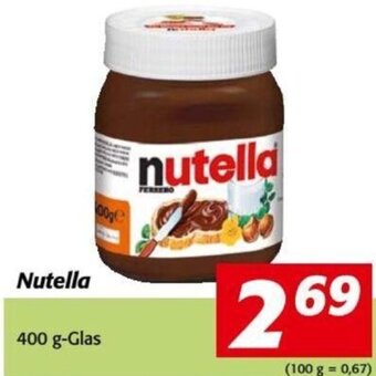 Nah&Frisch Nutella 400g Angebot