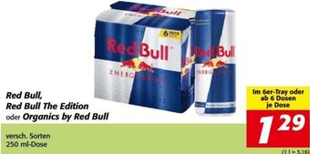 Nah&Frisch Red Bull, Red Bull The Edition oder Organics by Red Bull 250 ml Angebot
